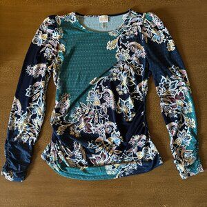 Cupio Maternity Flora Shirt - Size Large